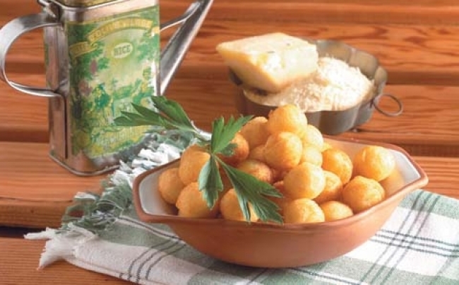 Papas con queso